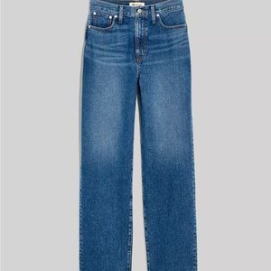 Madewell Jeans Tall Baggy Straight Jeans in Firthway Wash